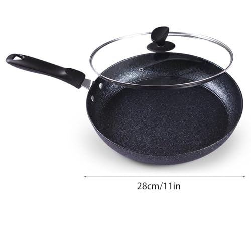 Wok antiadherente con tapa y mango ergonómico 10.2" miniatura 6