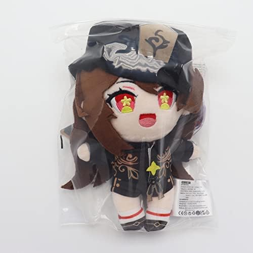 Heionia Hu Tao Plush Toy Figure Merch Plushie Doll Gifts for Kids, 7.8 IN (Hu Tao)