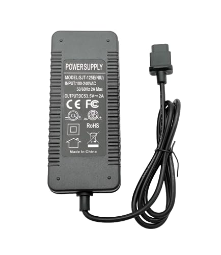 53.5V 2A Charger for NIU KQI3/KQI3 Pro/KQI3 Max/KQI3 Sport/KQI2/KQI2 Pro Electric Scooter KQI 3 KQI 2 Charger Accessories
