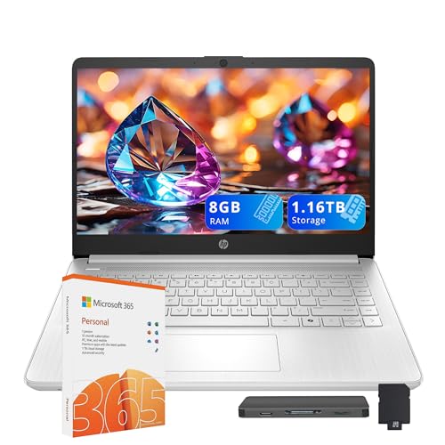 HP Stream 14�C���` HD �m�[�g�p�\�R�� �w��&�r�W�l�X�p Intel�v���Z�b�T�[ N150 4GB RAM 1.16TB�X�g���[�W (128GB UFS+1TB �h�b�L���O�X�e�[�V�����Z�b�g)�AIntel Graphics�A1�N�Ԃ�Offic