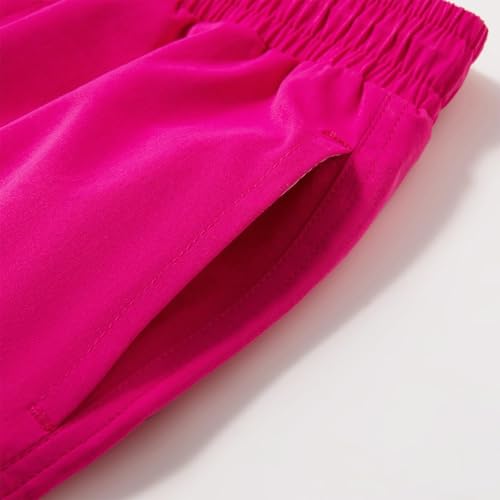 Boys Cargo Pants Elastic Waist Baggy Work Trousers with Multi Pockets Casual Soft Pull On School Pants for Boys 7-14Y3