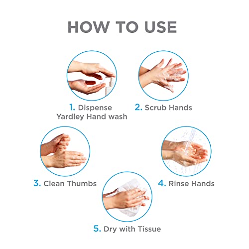 Yardley London Floral Essence Fragrant Handwash| Infused with Natural Floral Actives| Iris & Violet| Germ Protection| For Soft & Fragrant Skin|... - Image 5