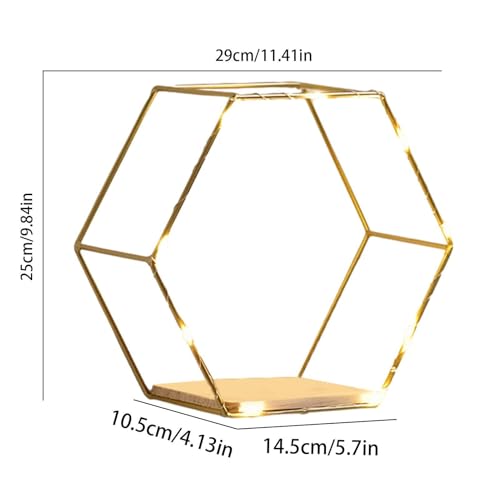 Étagère murale géométrique pour une décoration de chambre cocooning