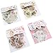 Cute Washi Sticker Set (4 Pack, 160 Pieces) Kawaii Cat Cartoon Girl Decorative Stickers DIY Label for Scrapbooking Planner Album Journal Letter Card Gift Box Cup