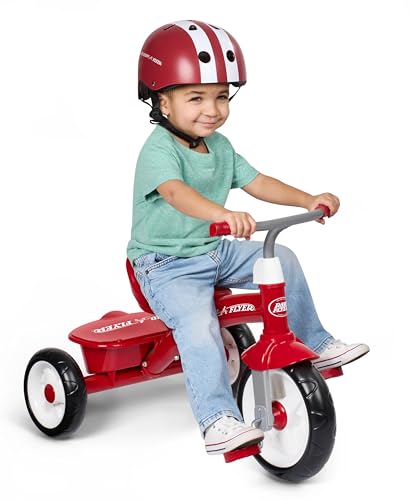 Radio Flyer Rider Trike، سه چرخه کودک نوپا در فضای باز، قرمز، یک سایز، 421Z