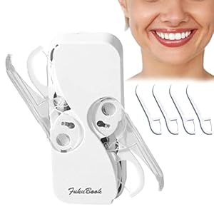 Tandzijde Plectrum Houder Reizen,Draagbare pop-up flossers | Zacht voor het tandvlees, zet uit en rekt BPA-vrije floss-reisetui met floss-plectrums voor het reinigen van tanden Generic