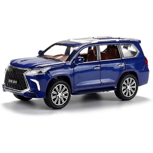 Image of DEUSON ECOM 124 Lx570 Toy Car Metal Diecast Car Toy for Kids Pullback Sound and Light Openable Door