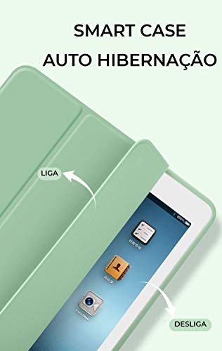 Capa Ipad 7ª, 8ª e 9ª Geração 10.2″ WB - Premium Slim Antichoque com Compart. Para Pencil - Verde Me