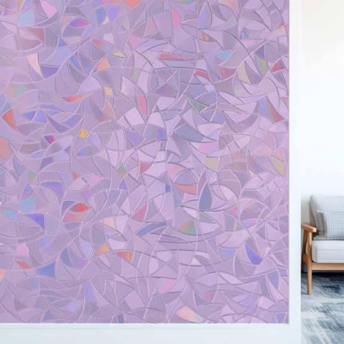 Vinilo decorativo lila para ventana 45x200 cm miniatura 3