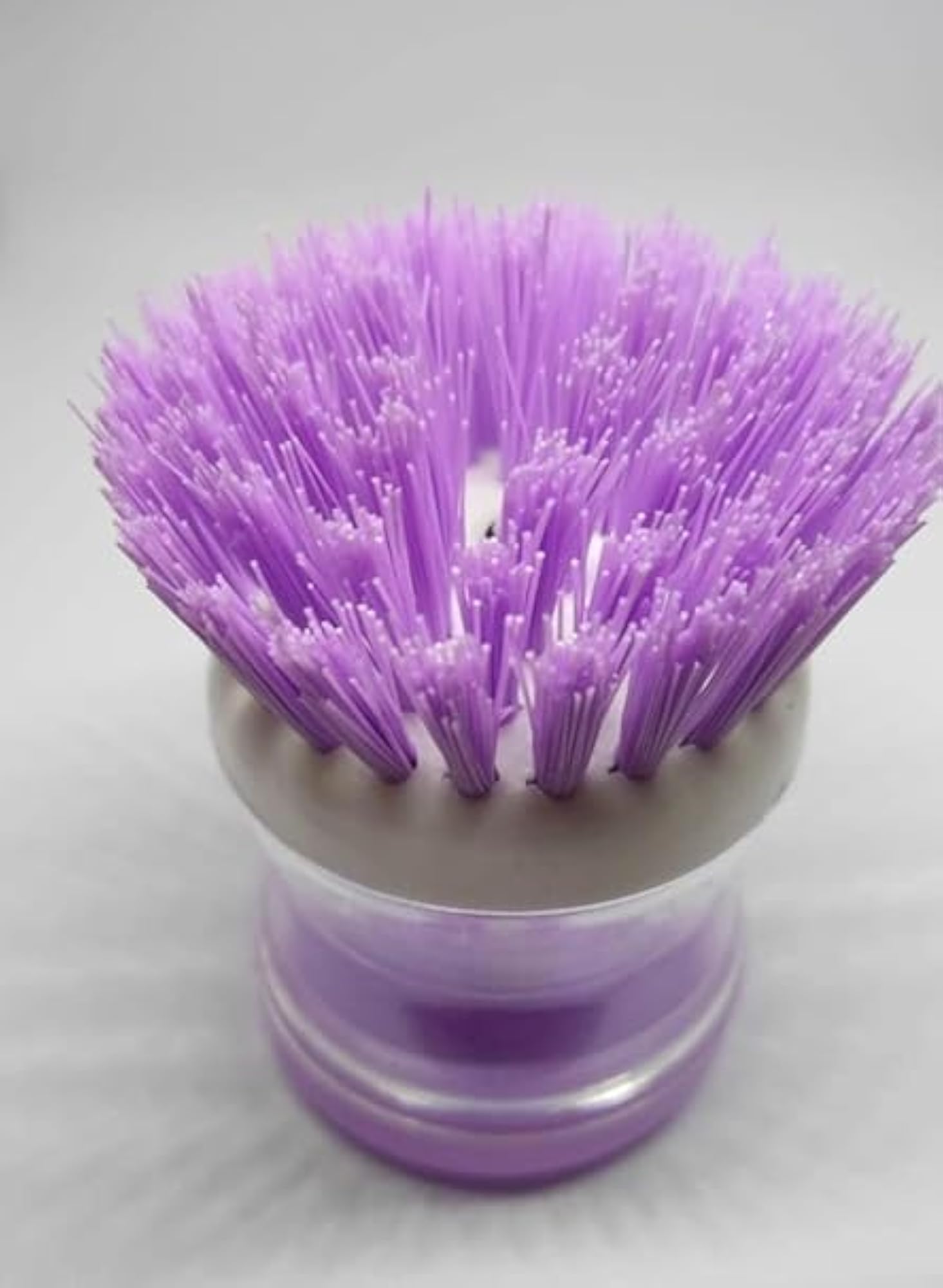SID Washbasin Plastic Cleaning Brush with Soap Dispenser