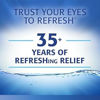 REFRESH OPTIVE Preservative-Free Artificial Tears Lubricant Eye Drops, 0.01 fl oz (0.4 mL), 30 Single-Use Containers