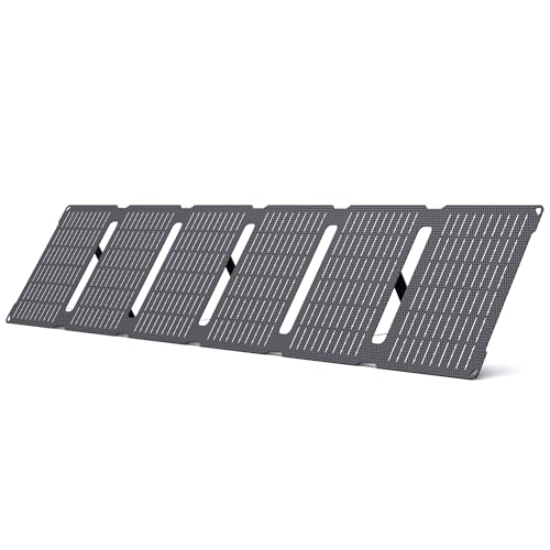 Image of DaranEner 40W Portable Solar Panels，DC 12V Output，23% High-Efficiency, Small Solar Panels for Camping, Hiking and Samll Power Station.