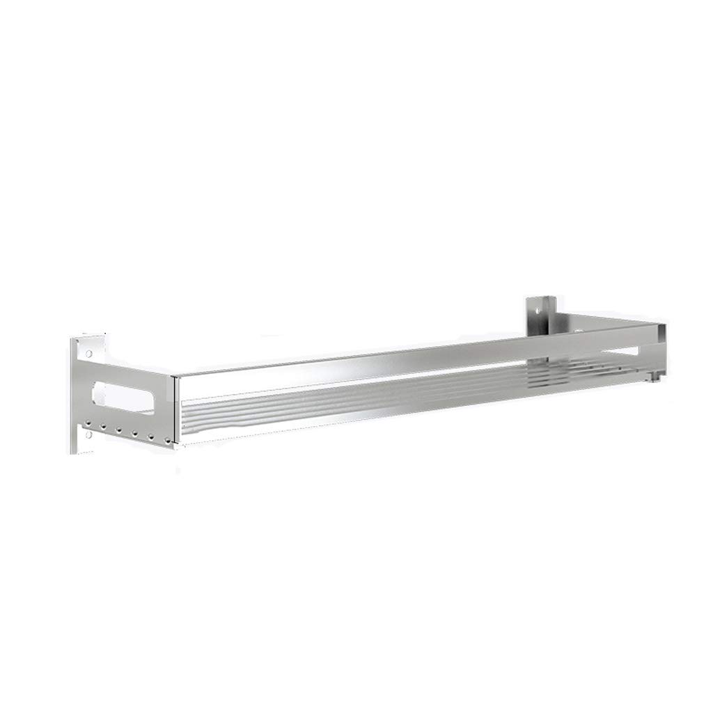 SaryEdge 304 Stainless Steel Wall Shelf - Multifunctional Kitchen & Bathroom Storage Rack, No Drilling, Space-Saving Spice nizer, 70cm Home Decoration, Easy In,70cm