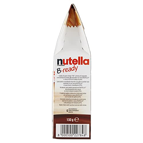 Image of Nutella B-Ready Wafer - Hazelnut - 6 X 22 Gm