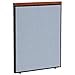 Global Industrial 36-1/4"W x 43-1/2"H Deluxe Office Partition Panel, Blue