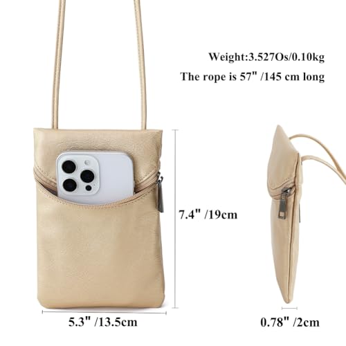 Image of Small Crossbody Women Cell Phone Purse Wallet Bag With Shoulder Strap