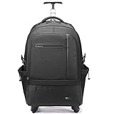 MOCHILA DE VIAJE MULTIFUNCIONAL: Siempre hay montañas y vías fluviales durante el viaje. Puede ahorrar energía mientras se usa. Esta bolsa con ruedas puede resolver todos los problemas de viaje.