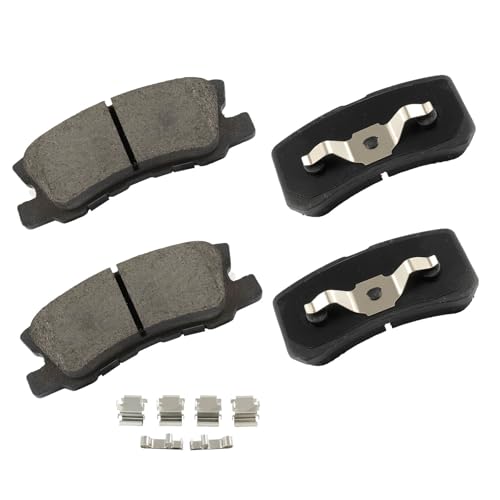 Image of cciyu D868 Rear Ceramic Disc Brake Pads Kit For Chrysler For 200 2011-2014,For Sebring,For Dodge For Avenger,For Caliber,For Jeep For Compass,For Patriot,For Mitsubishi For Endeavor,For Lancer