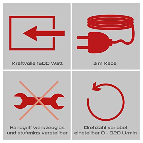 Bohrhammer Practixx SDS-Plus mit 7 Joule Schlagkraft und 1500 Watt