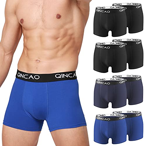  QINCAO Boxer Homme Caleçons Coton Lot de 5 et 8
