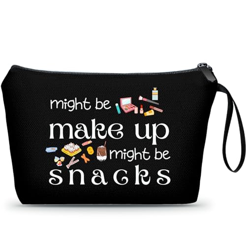 SEAMOON Birthday Women Friendship Uniqu Funny Gifts for Friend Her Girl Sister Daughter Coworker Bff Small Snack Cosmetic Makeup Bag Christmas Gifts