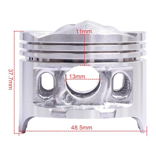 Segments piston forgés 48,5 mm pour restaurer le moteur de vos roadtrips en CB250 Hornet