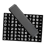 Ciieeo 1satz Temporäre Parkplatzkarte Mit Telefonnummer Und Nummernschild Für Praktische Lösung Identifikation Und Kommunikation Im Parkraum