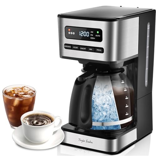 Taylor Swoden Programmable Coffee Makers 12 Cup, Hot and Iced Cof...