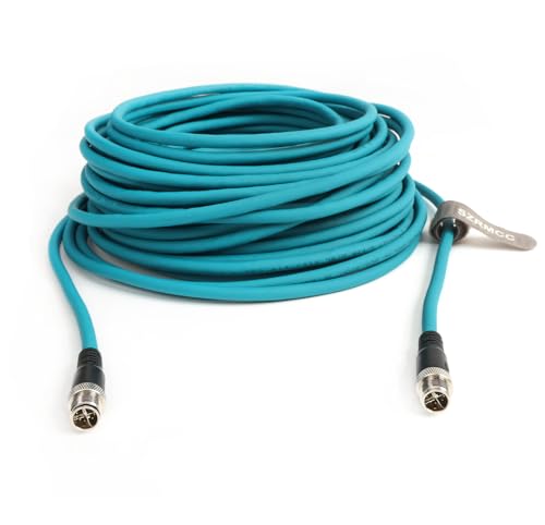 Cable Ethernet SZRMCC M12 X-Code 8pin macho 1 m miniatura 3