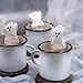 Ghost Marshmallow Halloween Assortment, Trick or Treating, Party Favors or Baking Decoration DIY (Pack of 3)