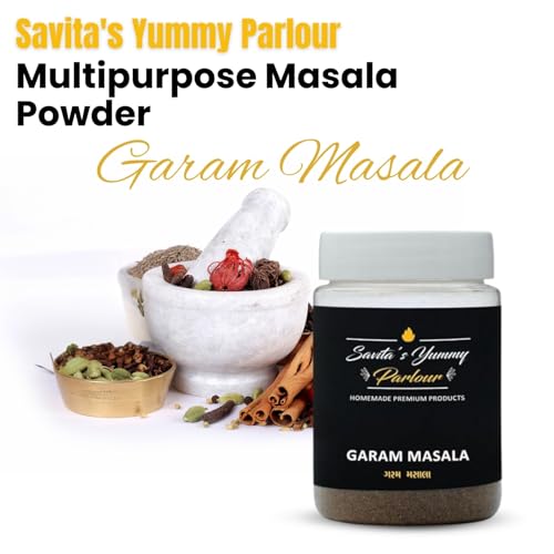 Image of Savita's Yummy Parlour Garam Masala - 70g | Homemade Premium Spice Blend | Authentic Indian Flavor Enhancer for Curries & Dishes