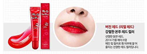 BERRISOM Chu My Lip Tint Pack, New upgraded Season 3, Made in Korea, Korean Cosmetics (Real Red)