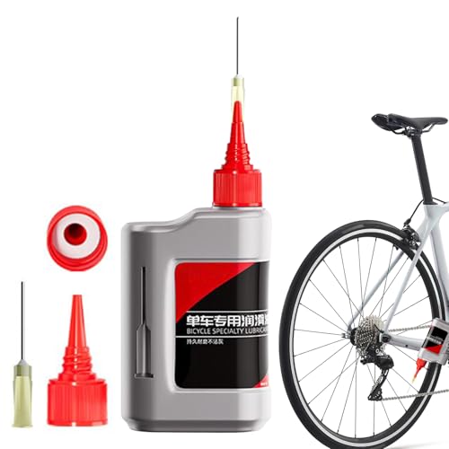 Lubricante de cadena de bicicletas - Aceite avanzado de la cadena de bicicletas, grasa en cadena de 100 ml, lubricante de transmisión de conducción lisa | El líquido silencioso y seguro reduce la acum