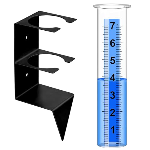 Timenued Rain Gauge Outdoor, 7'...