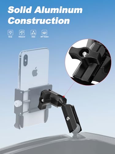 Image of Nilkatss 2pcs 20mm /0.787inch Ball Mount Extension Arm - Specifically for 20mm /0.787inch Systems - Dual Socket Aluminum Alloy Connector