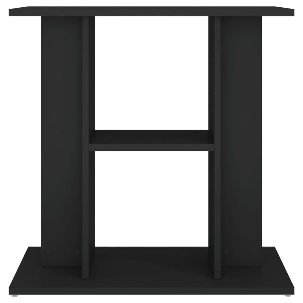 vidaXL Soporte para acuario madera de ingeniería negro 60x30x60 cm