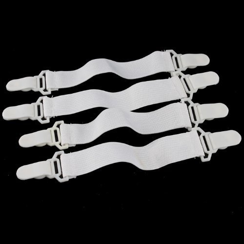 Flyyfree - Set di 4 clip con chiusura ed elastico