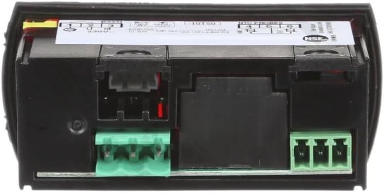 PJEZSNH000 Digital Temperature Controller, 230V/50-60Hz, 10A Compressor Relay Output, NTC Probe Input, Defrost & Fan Management Thermostat for Commercial Freezers, Coolers & Cold Storage