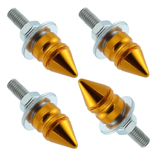 Bashineng SU-96 Spike License Plate Screw Fasteners Kit License Plate Bolts Decoration Stainless Steels Aluminum Alloy Universal Fit Most Cars Truck Motorcycle 4 Pcs thumb #4