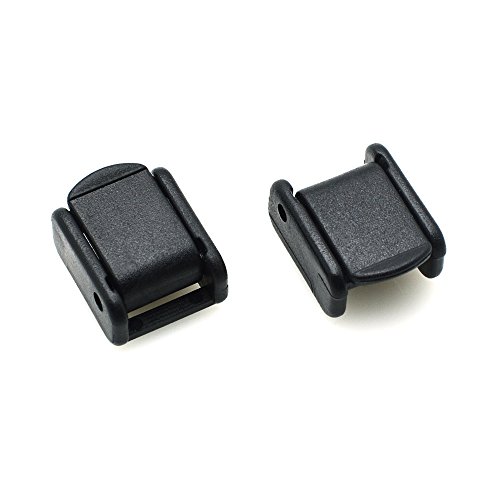 30Pcs/Pack 3/8" Webbing Plastic Cam Lock Buckle Black Toggle Clip Backpack Straps Belt Buckle Dog Cat Collar #TOP5