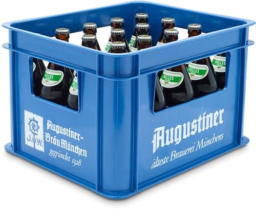 Augustiner Lagerbier Hell Kiste 20x0 5 l (MEHRWEG) (10 l)
