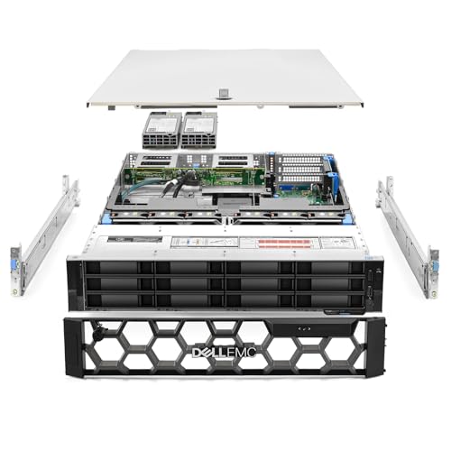 Dell PowerEdge R740xd Server 2.10Ghz 44-Core 512GB RAM 2X 480GB SSD 3X 10TB SAS (Renewed)