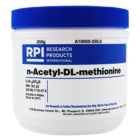 Research Products International n-Acetyl-DL-methionine, 250 Grams - RPI