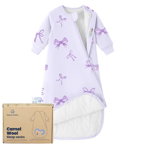 Image of kaiya baby Unisex Sleeping Bag for Babies and Toddlers 2.5 Tog Sleep Sack, Long Sleeve Sleep Sack, Wearable Blanket Baby