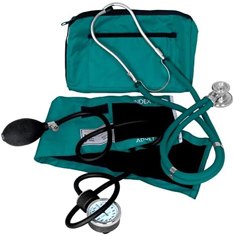 Dixie EMS Blood Pressure and Sprague Stethoscope Kit - Teal