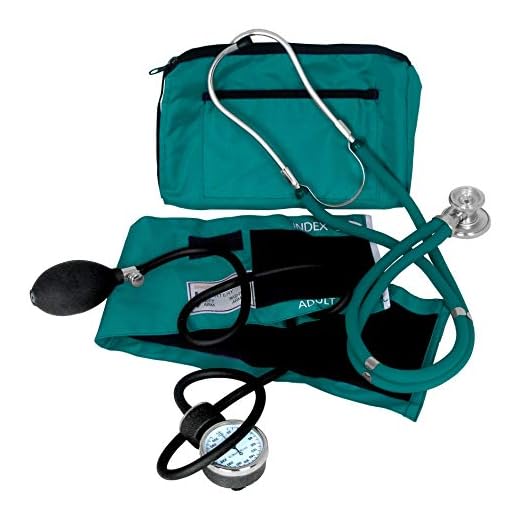 Dixie EMS Blood Pressure and Sprague Stethoscope Kit - Teal