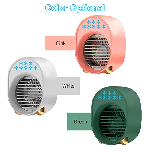 yeacher Ar condicionado portátil Ventilador de resfriador de ar recarregável 3600mah Operado por bat