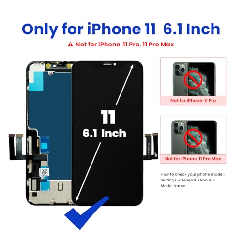 Genverdix for iPhone 11 Screen Replacement 6.1″ LCD Display Digitizer Kit — view 2