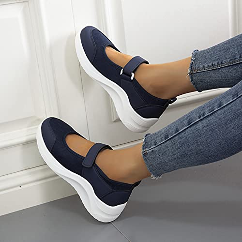 Canvas Sneakers Loafers Athletic Shoes For Jogging High Top Lace Ups Walking Shoes Toe Sneakers For Women Volleyball Shoes Floral Shoes Closed Toe Wedges Shoes Flat Sandals Floral Shoes Black #TOP7