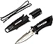 Cressi RC558000 Lima - Cuchillo de Buceo, Color Negro y Gris